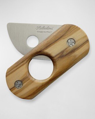 Coltellerie Saladini Olive Wood Pocket Cigar Cutter