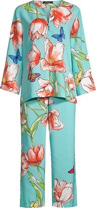 Wild Poppy Floral Pajama Set