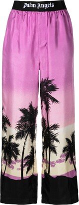 Pink Sunset Pajama Pants-AA