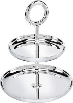 Vertigo Silver Plated Dessert Stand