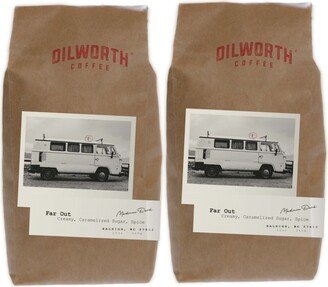 Dilworth Coffee Medium Roast Ground Coffee - Far Out Blend, Pack of 2