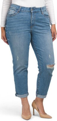 Plus Marilyn Relaxed Boyfriend Jeans for Women