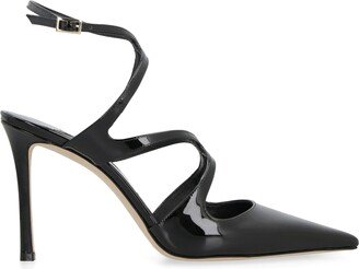 Azia Patent Leather Slingback Pumps