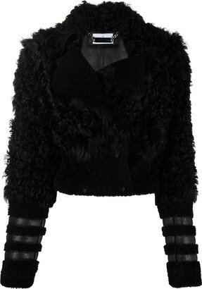 Gothic Plein fitted shearling jacket