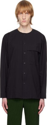 Black Flap Pocket Shirt