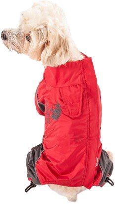 Quantum-Ice Full-Bodied Adjustable and 3M Reflective Dog Jacket - Large-AA