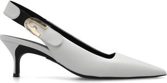 Sign Slingback Pumps