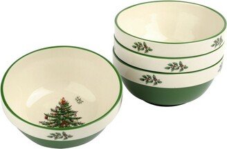 Christmas Tree Stacking Bowls, Set of 4 - 5.5 inch