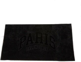 Logo Embroidered Beach Towel-AC