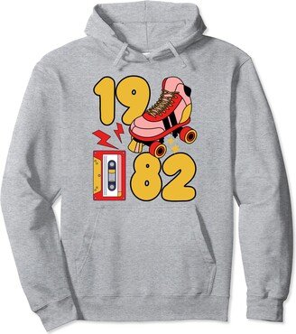 1982 Birth Year Nostalgic Birthday I Miss The 80s Nostalgic Birthday 1982 Birth Year Old School Pullover Hoodie