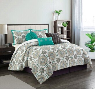 Nanshing Stella Comforter Set, Queen, 7-Piece