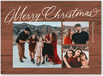 Holiday Cards: Festive Family Love Holiday Card, Brown, 6X8, Christmas, Matte, Signature Smooth Cardstock, Square