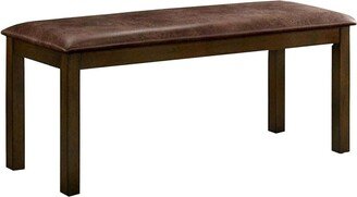 Noha 43 Inch Transitional Dining Bench