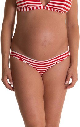 Isabella Stripe Maternity Bikini Bottoms