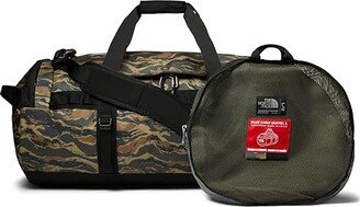 Base Camp Duffel L (New Taupe Green Painted Camo Print/TNF Black) Handbags