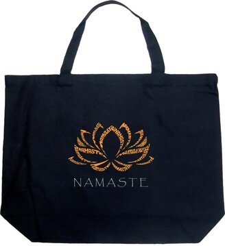 Namaste - Large Word Art Tote Bag