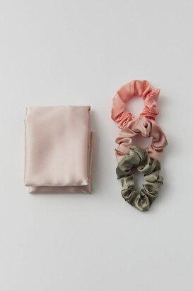 Satin Pillowcase & Scrunchie 4-Piece Gift Set