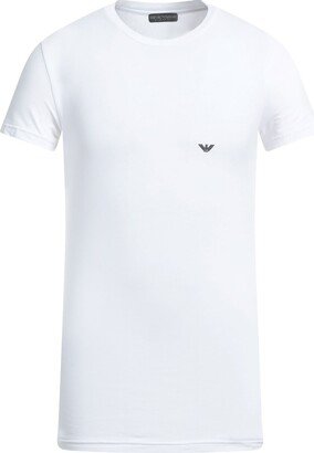 T-shirt Melange Cotton Stretch Undershirt White