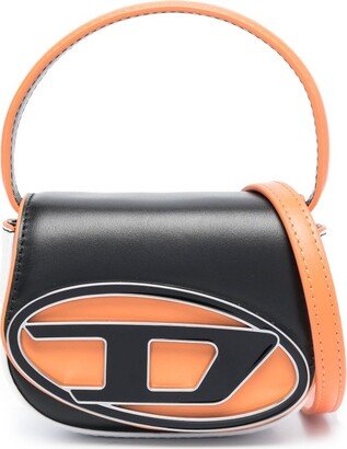 D-logo leather mini bag