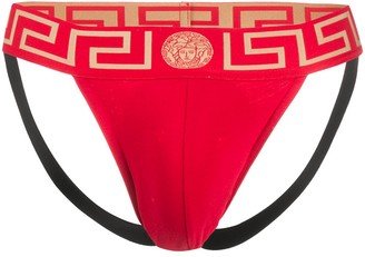 Medusa motif jockstrap