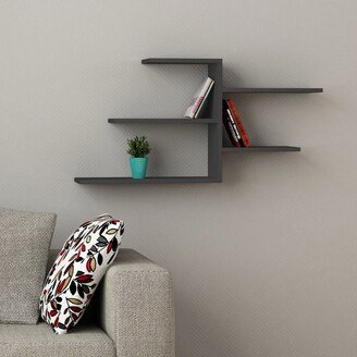 Ada Home Decor Woodard Modern Wall Shelf