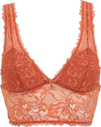 Padded Bralette Bra Eternal Lace Bra Rust