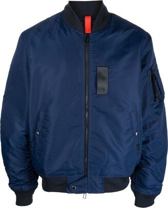 water-resistant bomber jacket-AA