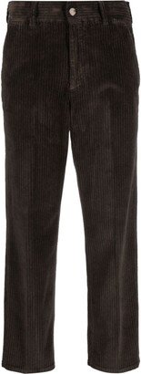 PT Torino Pressed-Crease Corduroy Straight-Leg Trousers