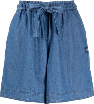 SPORT b. by agnès b. Belted Denim Culottes Trousers