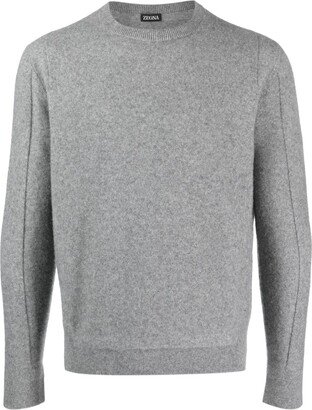 Crew-Neck Wool-Cashmere Jumper