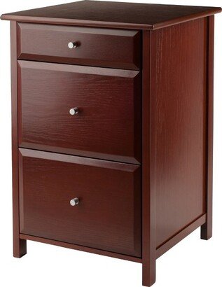 Delta File Cabinet Walnut