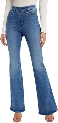 Pull-On Flare Jeans