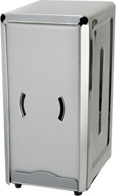 Napkin Dispenser, Stainless Steel, 3-1/2 x 7