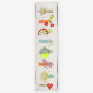 Icon Hair Clips (Pack of 8)