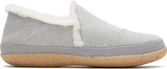 Grey Drizzle Repreve Soft Heathered Knit India Slippers