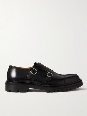 Olie Leather Monk-Strap Shoes