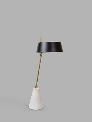 Pure White Lines Montreal Marble Desk Lamp