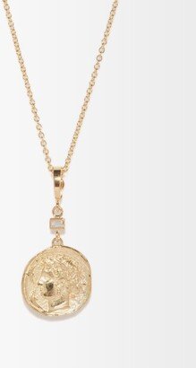 Goddess Diamond & 18kt Gold Necklace