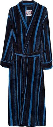 Bown of London Men's Dressing Gown Salcombe Blue