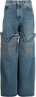 Cowboy Cuff Denim Jeans