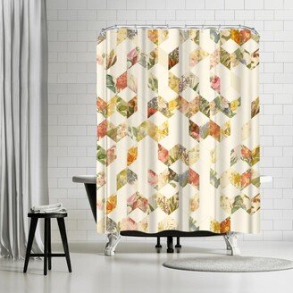 71 x 74 Shower Curtain, Keziah Flowers by Florent Bodart