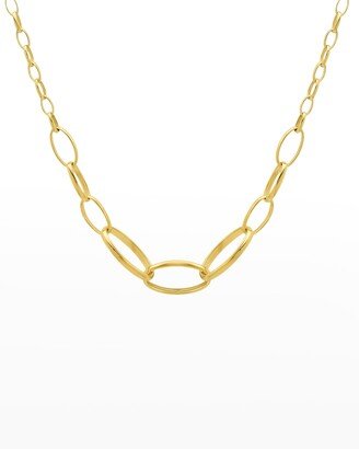 Yellow Gold Graduated Edith Necklace