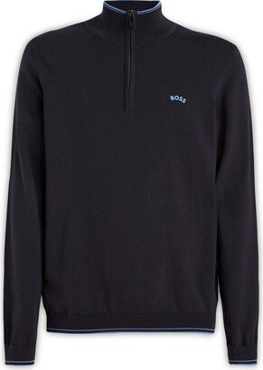 Logo Detailed High Neck Jumper