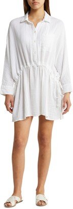 Cinched Waist Cover-Up Dress