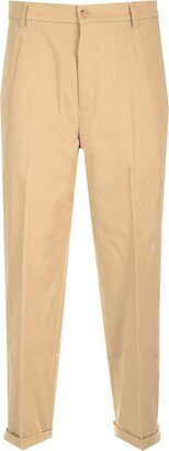 Logo Patch Straight-Leg Trousers-AB