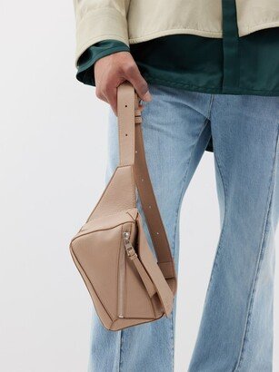 Puzzle Edge Mini Leather Cross-body Bag