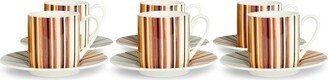 Stripes Jenkins coffee cup set