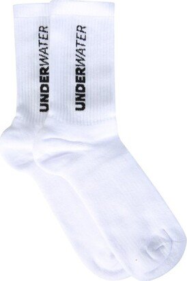 Underwater Logo Intarsia Socks