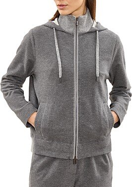 Hooded Zip Up Sweatshirt