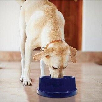 K&H Pet Products Coolin' Pet Bowl Blue 96 Ounces